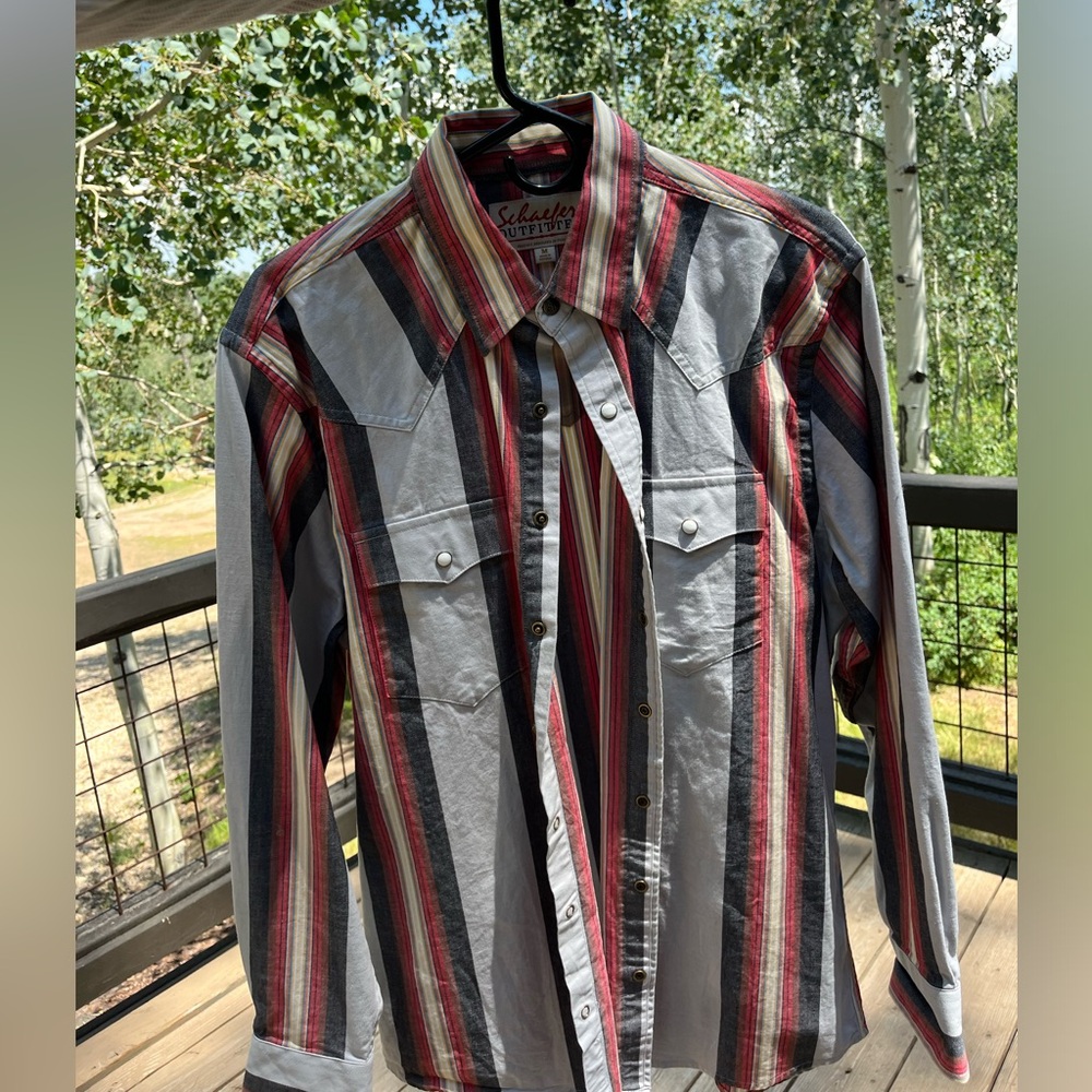Schafer Outfitters western stretch snap shirt